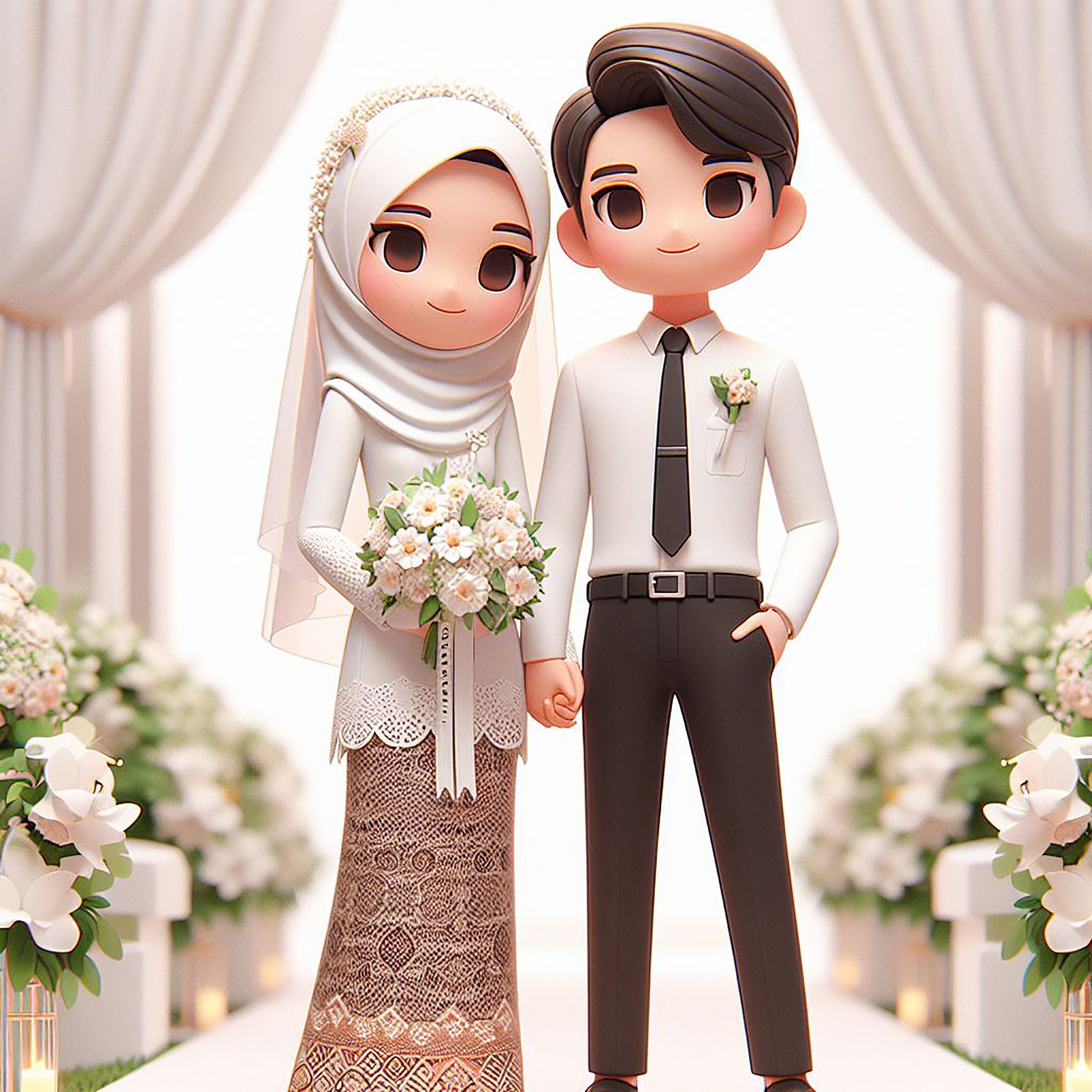 wedding-couple-white-costumes